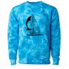 Unisex Midweight Tie-Dyed Crewneck Sweatshirt Thumbnail