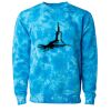 Unisex Midweight Tie-Dyed Crewneck Sweatshirt Thumbnail