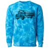 Unisex Midweight Tie-Dyed Crewneck Sweatshirt Thumbnail