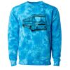 Unisex Midweight Tie-Dyed Crewneck Sweatshirt Thumbnail