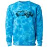 Unisex Midweight Tie-Dyed Crewneck Sweatshirt Thumbnail