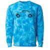 Unisex Midweight Tie-Dyed Crewneck Sweatshirt Thumbnail