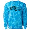Unisex Midweight Tie-Dyed Crewneck Sweatshirt Thumbnail