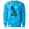 Unisex Midweight Tie-Dyed Crewneck Sweatshirt Thumbnail