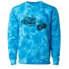 Unisex Midweight Tie-Dyed Crewneck Sweatshirt Thumbnail