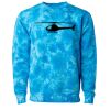 Unisex Midweight Tie-Dyed Crewneck Sweatshirt Thumbnail