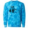 Unisex Midweight Tie-Dyed Crewneck Sweatshirt Thumbnail