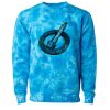 Unisex Midweight Tie-Dyed Crewneck Sweatshirt Thumbnail