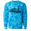 Unisex Midweight Tie-Dyed Crewneck Sweatshirt Thumbnail