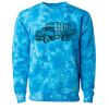Unisex Midweight Tie-Dyed Crewneck Sweatshirt Thumbnail
