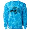 Unisex Midweight Tie-Dyed Crewneck Sweatshirt Thumbnail