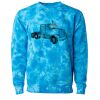 Unisex Midweight Tie-Dyed Crewneck Sweatshirt Thumbnail