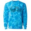 Unisex Midweight Tie-Dyed Crewneck Sweatshirt Thumbnail