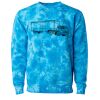 Unisex Midweight Tie-Dyed Crewneck Sweatshirt Thumbnail