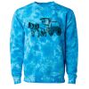 Unisex Midweight Tie-Dyed Crewneck Sweatshirt Thumbnail