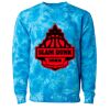 Unisex Midweight Tie-Dyed Crewneck Sweatshirt Thumbnail