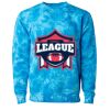 Unisex Midweight Tie-Dyed Crewneck Sweatshirt Thumbnail