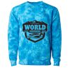 Unisex Midweight Tie-Dyed Crewneck Sweatshirt Thumbnail