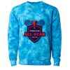 Unisex Midweight Tie-Dyed Crewneck Sweatshirt Thumbnail