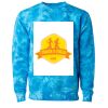 Unisex Midweight Tie-Dyed Crewneck Sweatshirt Thumbnail