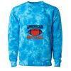 Unisex Midweight Tie-Dyed Crewneck Sweatshirt Thumbnail
