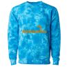 Unisex Midweight Tie-Dyed Crewneck Sweatshirt Thumbnail