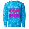 Unisex Midweight Tie-Dyed Crewneck Sweatshirt Thumbnail