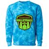 Unisex Midweight Tie-Dyed Crewneck Sweatshirt Thumbnail