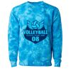 Unisex Midweight Tie-Dyed Crewneck Sweatshirt Thumbnail