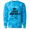 Unisex Midweight Tie-Dyed Crewneck Sweatshirt Thumbnail
