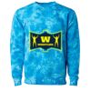 Unisex Midweight Tie-Dyed Crewneck Sweatshirt Thumbnail