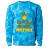 Unisex Midweight Tie-Dyed Crewneck Sweatshirt Thumbnail