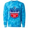 Unisex Midweight Tie-Dyed Crewneck Sweatshirt Thumbnail