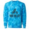Unisex Midweight Tie-Dyed Crewneck Sweatshirt Thumbnail