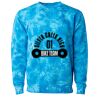 Unisex Midweight Tie-Dyed Crewneck Sweatshirt Thumbnail