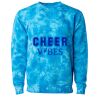 Unisex Midweight Tie-Dyed Crewneck Sweatshirt Thumbnail