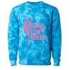 Unisex Midweight Tie-Dyed Crewneck Sweatshirt Thumbnail
